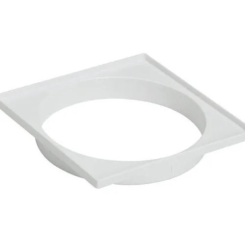 Tigre Porta Grelha Quadrada 150mm Branca