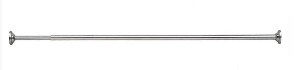 Suporte P/cortina Box Reto Alum 1.25x2.20m Cromado 3044 Jackwal