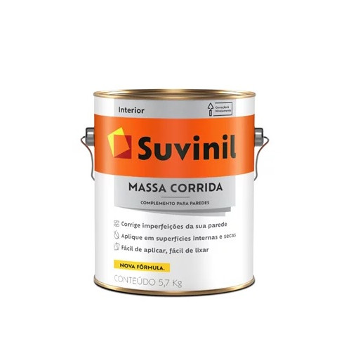 Suvinil Massa Corrida Pva Interior 3.6l/5.7kg Ip31