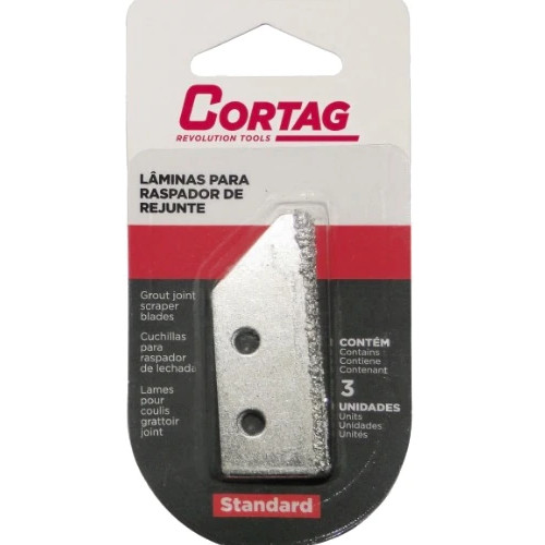Lamina P/raspador de Rejunte Standard C/3un Cortag