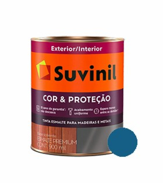 Suvinil Esm Sint Alto Brilho 900ml Azul Franca