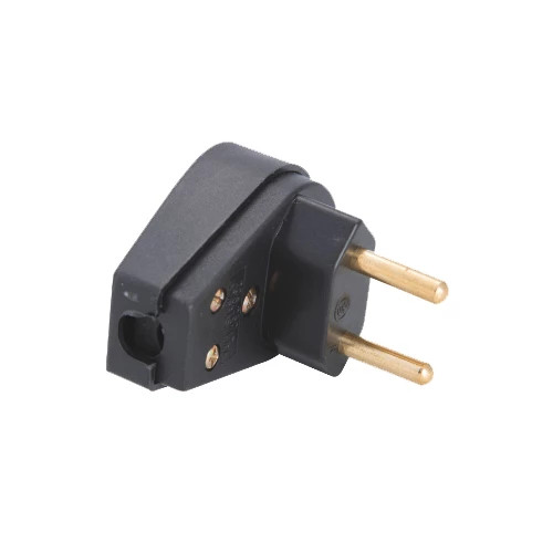 Pino 2p Macho 20a 250v Normatizado Curvo Tramontina 57403/009 Preto