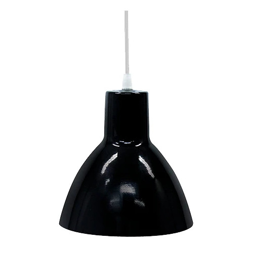Luminaria Taschibra Pendente Design Td 622 P/1 Lamp Preta