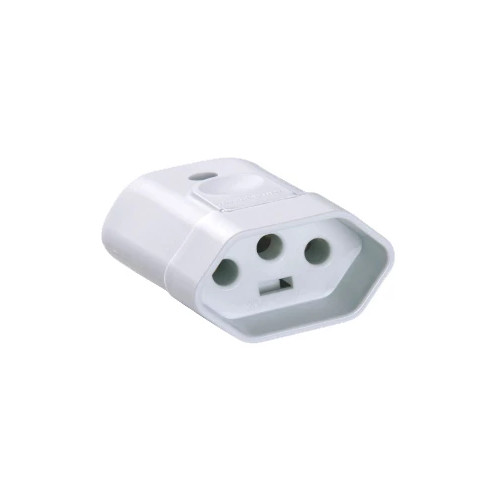 Pino 3p Femea 10a 250v Normatizado Reto Tramontina 57402/053 Branco
