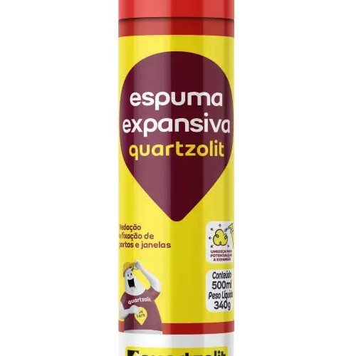 Espuma Expansiva 500ml Quartzolit
