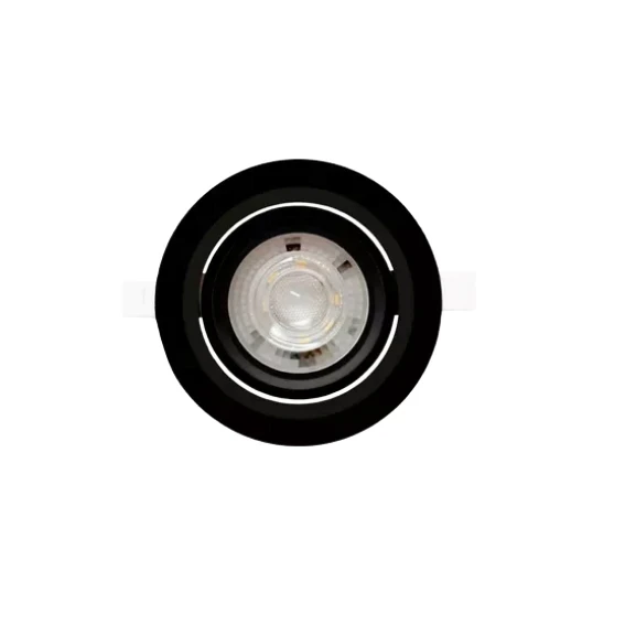 Spot Embutir Mr16 Redondo Alltop Led 5w 3000k Preto Taschibra