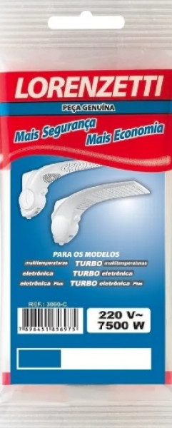 Resistencia Duo Shower Multi/eletr/plus 7500w 220v 3060 C Lorenzetti