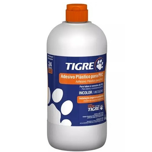 Tigre Adesivo Pvc Frasco 850g Incolor