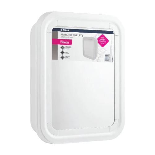 Armario P/banheiro Sobrepor Toalete Primafer Pr5055-2 Branco