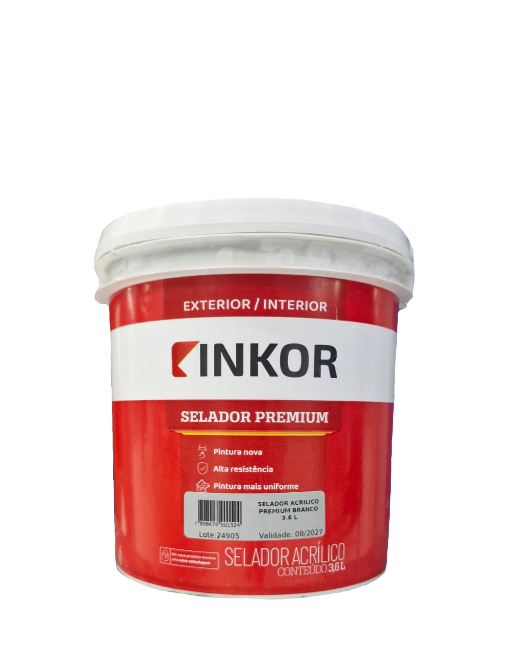Selador Acrilico Branco 3.6l Inkor