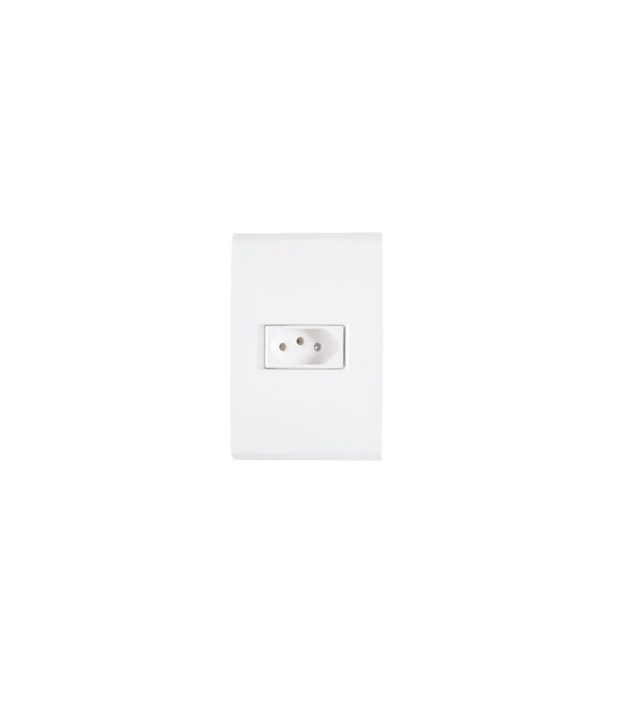 Tomada Liz 3p 10a Normatizado Tramontina 57170/010 Branco