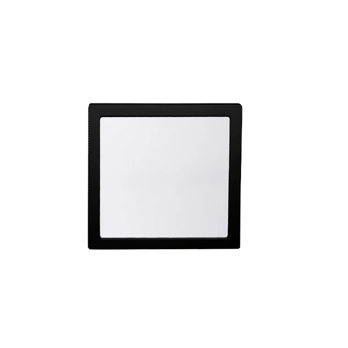 Plafon Painel Led Embutir Quadrado Lys 18w 3000k Preto Taschibra