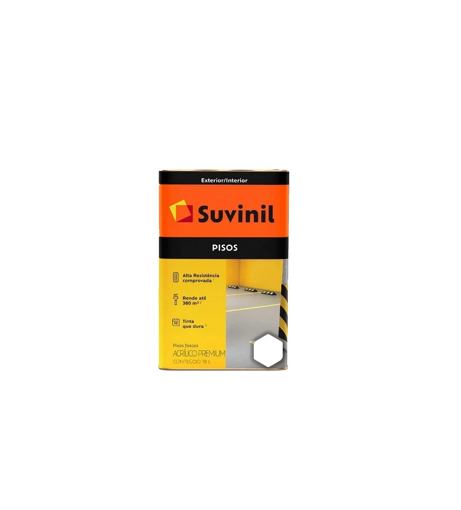 Suvinil Acrilico Piso Fosco 18l Branco