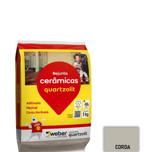 Rejunte Flexivel 1kg Quartzolit Corda