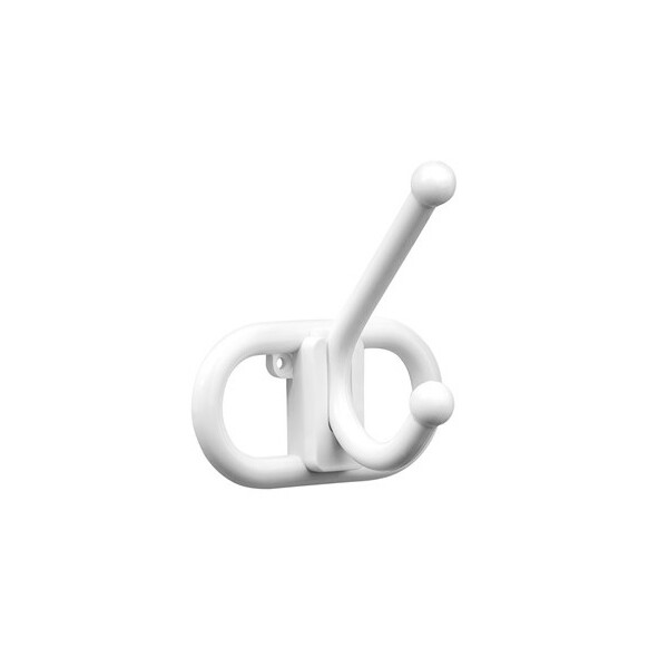 Cabide Parede 1 Gancho Primafer Ref 502-2  Branco