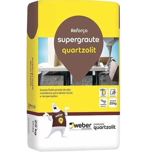 Argamassa Supergraute Int/ext 25kg Quartzolit