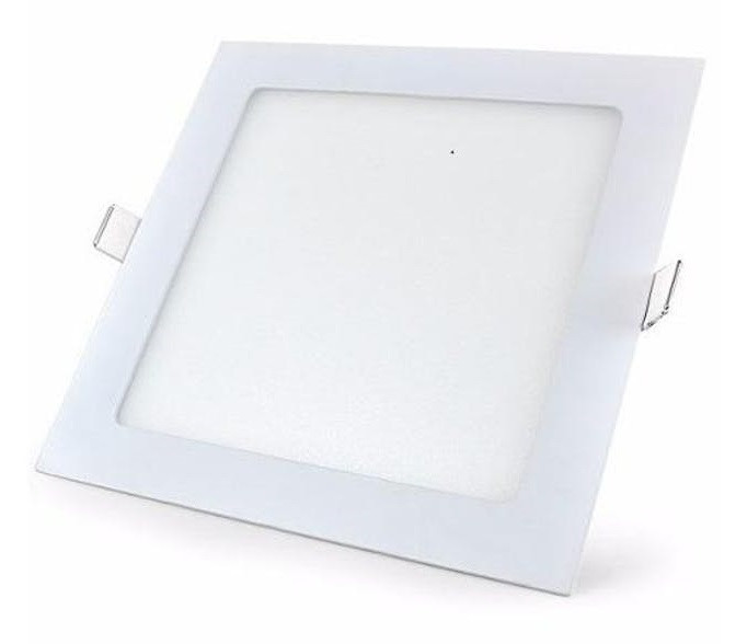 Plafon Painel Led Embutir Quadrado Lux 6w 6500k Taschibra 18118
