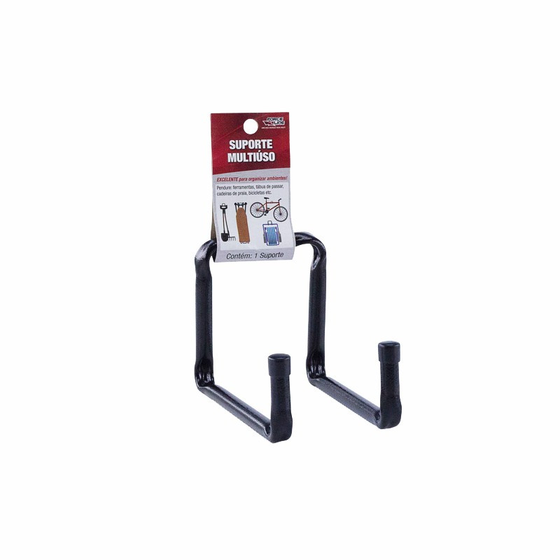 Suporte Gancho Multi Uso P/bicicleta 9.65x17.2x11.5cm 20kg Medio Force
