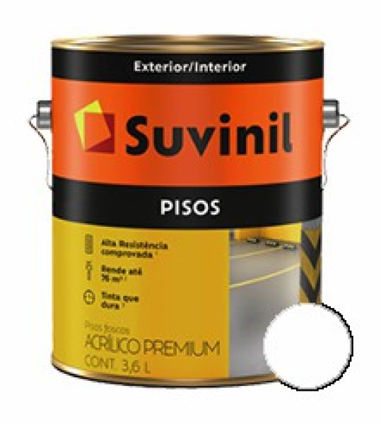 Suvinil Acrilico Piso Fosco 3.6l Branco