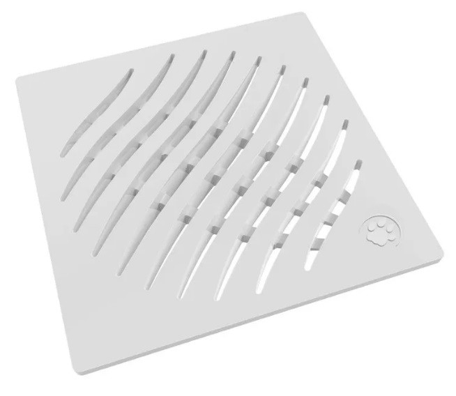 Tigre Grelha Quadrada 150mm Branca