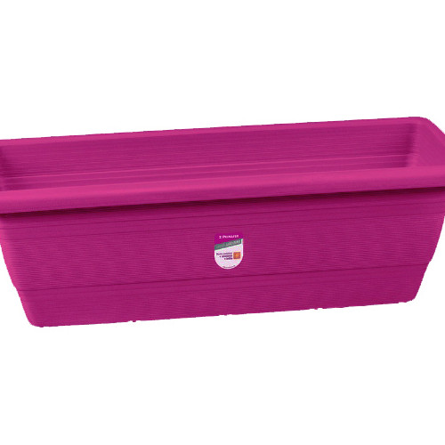 Floreira P/jardim Plastico 50cm Primafer Pr6034-3 Vinho