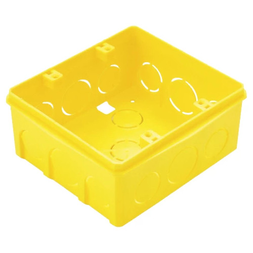 Caixa 4x4 Plastica Tramontina Ref 57500/042 Amarelo