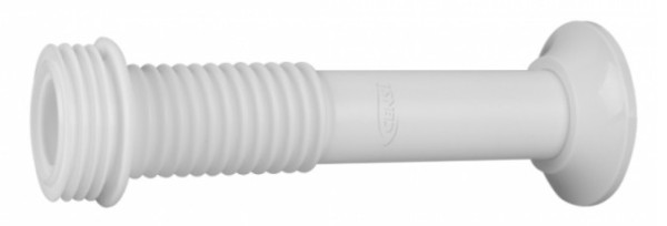 Tubo de Ligacao Ajustavel P/vaso C/spud 240mm Branco 7290 Censi
