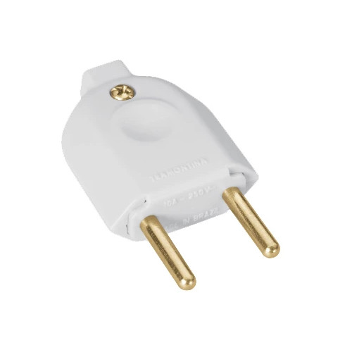 Pino 2p Macho 10a 250v Normatizado Reto Tramontina 57402/202 Branco