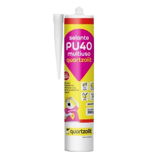 Selante Elastomerico Pu 40 360g Quartzolit Branco