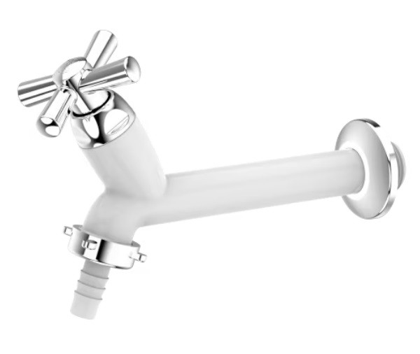 Tigre Torneira 15cm Tanq/mang Cross 1/2-3/4 Br/cro