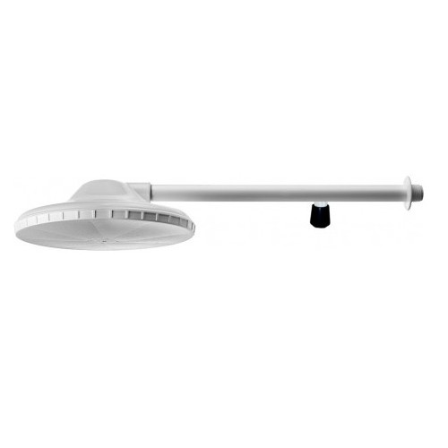 Ducha Plastica 8 C/braco+registro 30cm Herc Ref 2353 Branco