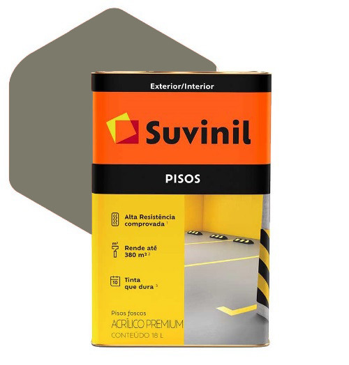 Suvinil Acrilico Piso Fosco 18l Concreto Puro