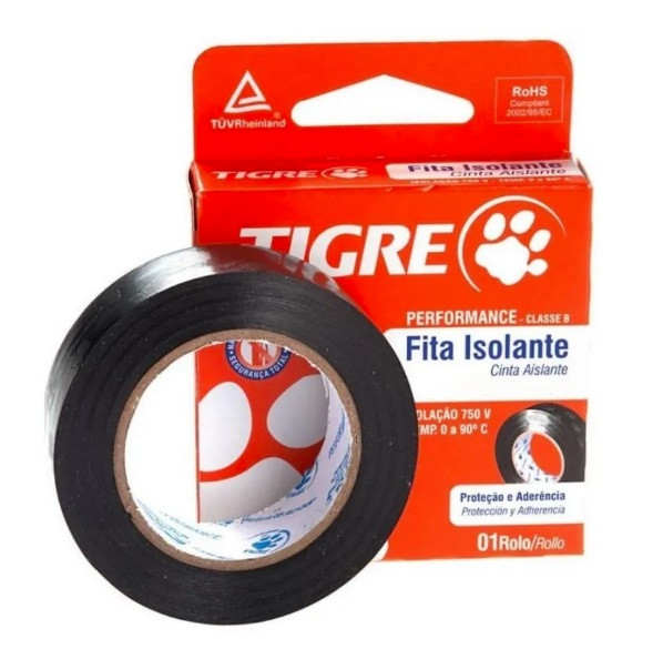 Tigre Fita Isolante Anti-chama 19mmx05m