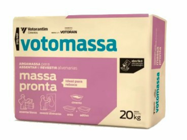 Argamassa Multiplo Uso Int/ext 20kg Votomassa Cinza Votoran