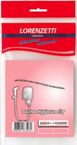 Resistencia Ducha Higienica 03t 4300w 220v 400 e Lorenzetti