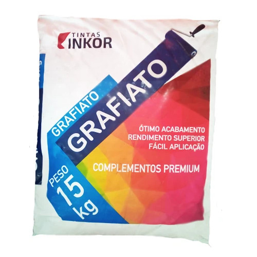 Textura Acril C/pedra Grossa Int/ext Branco Saco 15kg Inkor