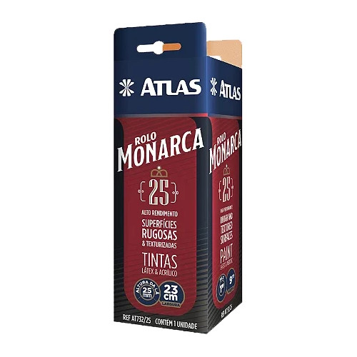 Rolo Atlas P/pintura Sintetica 25cm At732/25