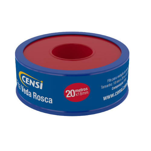 Fita Veda Rosca 18mmx20m Censi
