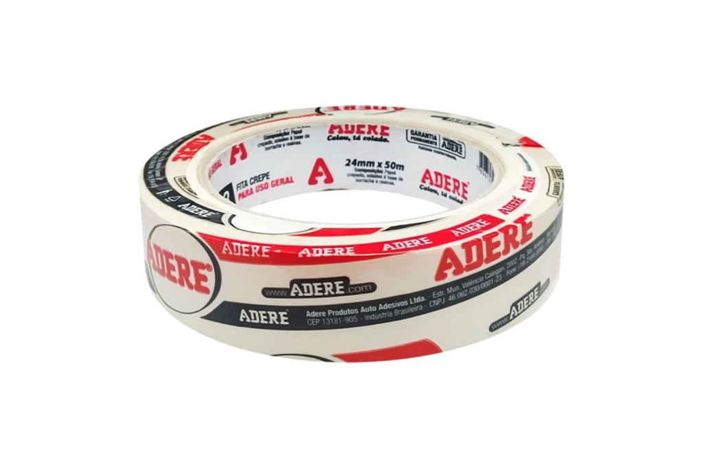 Fita Crepe 24mm com 50 Metros Bege Palha