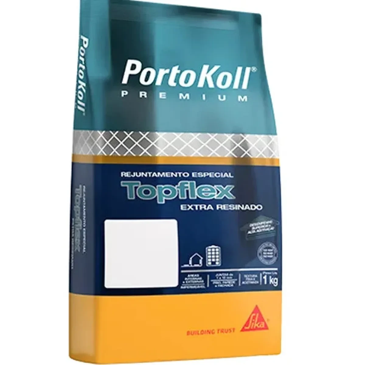 Rejunte Resinado/topflex Pátina Chocolate 1kg Portokoll