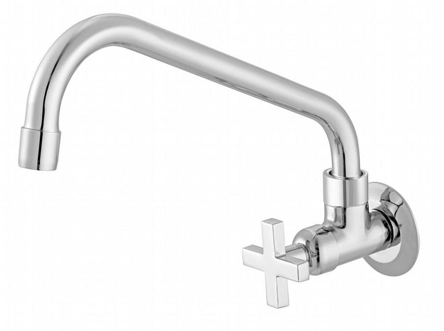 Torneira para Cozinha de Parede Nyra C/ Bica Móvel 1165 C22 - Meber