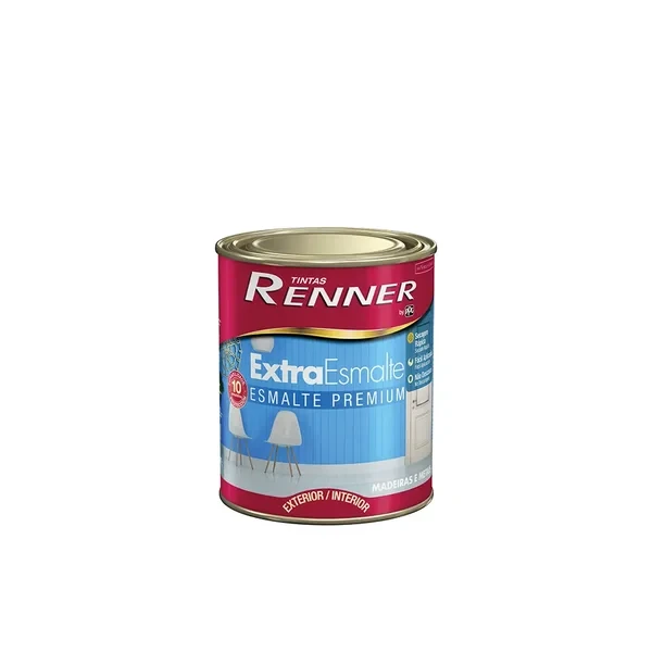 Tinta Extra Esmalte 1144 Preto 900ml - Renner