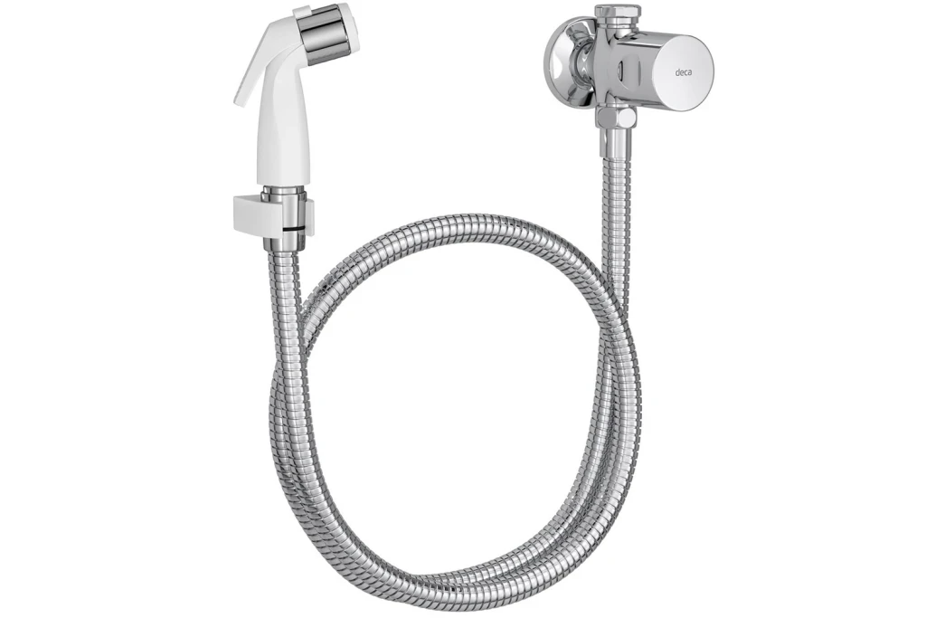 Ducha Higiênica com Registro Aspen C35 Cromada e Branco - Deca