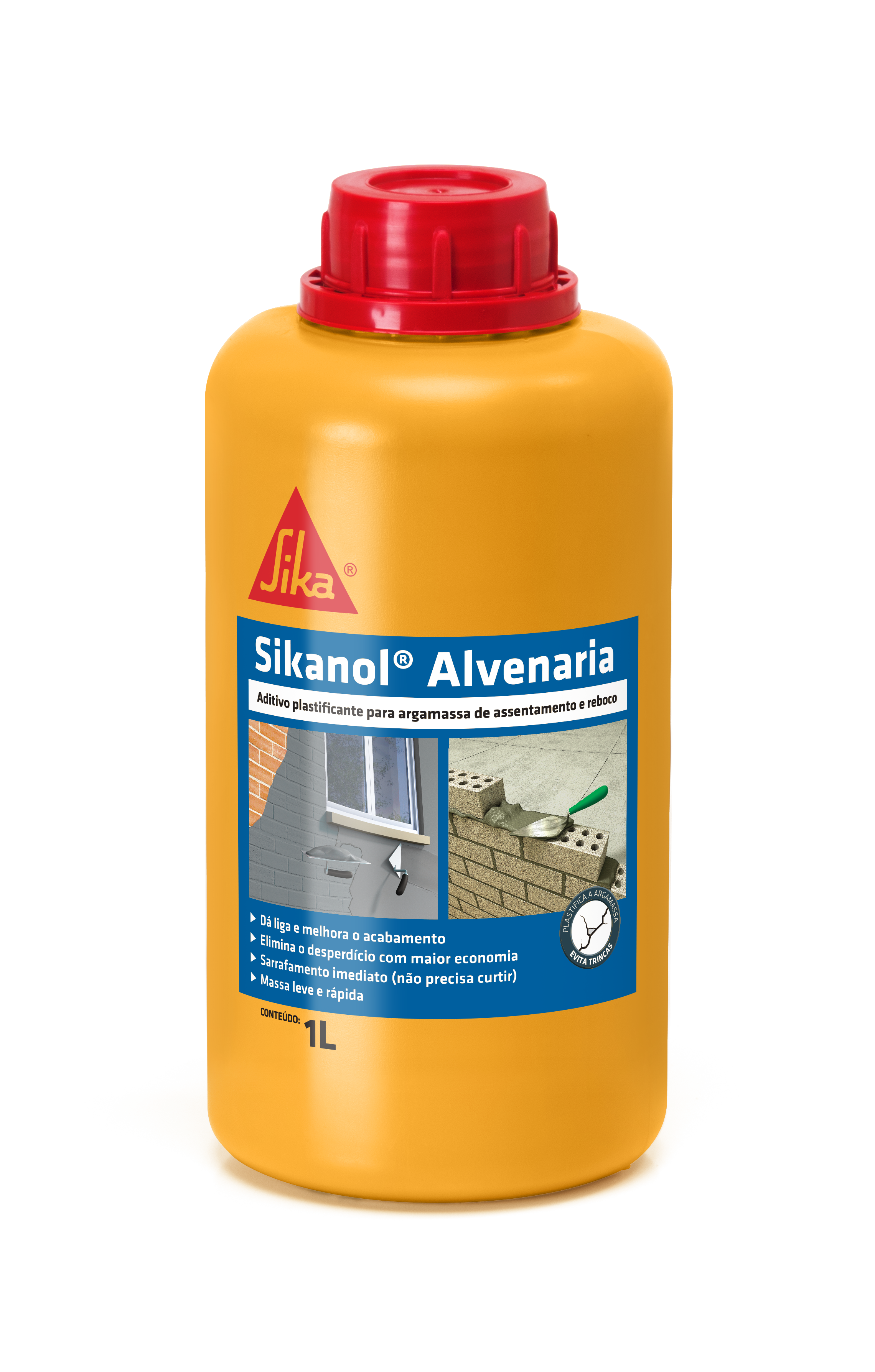 Sikanol Alvenaria Aditivo Plastificante 1lt