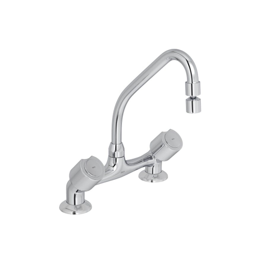 Torneira Misturador de Mesa para Cozinha Targa Cromado Dn15