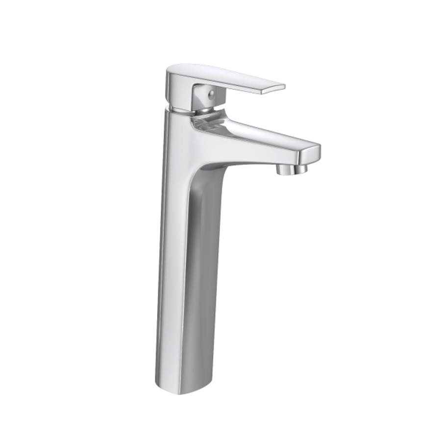 Torneira Misturador Monocomando de Mesa Bica Alta para Lavatório Level Cromado - Deca