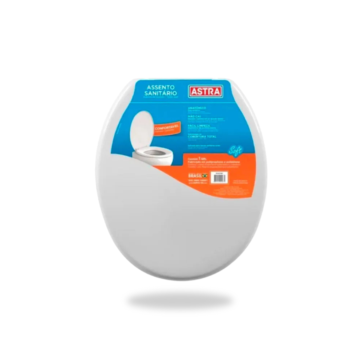 Assento Branco Convencional Soft - Astra
