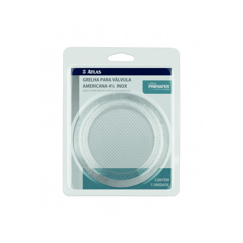 Grelha Inox para Válvula Americana 4.5" - Atlas