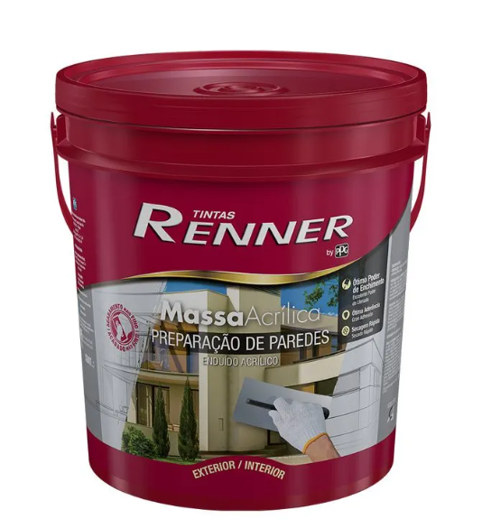Massa Acrilica Bca 18l - Renner