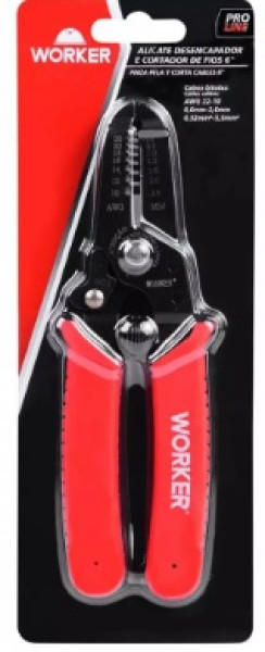 Alicate Desencapador de Fios 6" 1000v Worker